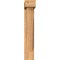 Ekena Millwork Traditional Block Smooth Bracket w/ Offset Brace, Western Red Cedar, 5 1/2"W x 20"D x 32"H BKT0604X20X32TRA05SWR - alternate 4